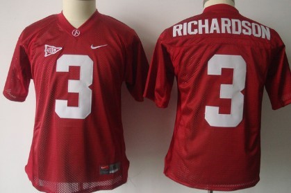 Alabama Crimson Tide #3 Trent Richardson Red Kids Jerseys