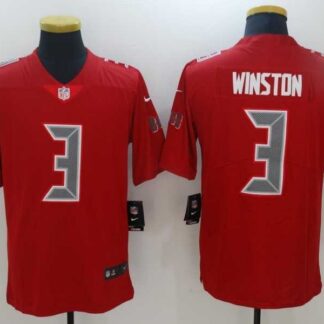 Nike Limited Tampa Bay Buccaneers #3 Jameis Winston Red Rush Stitched NFL Jersey