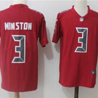 Nike Tampa Bay Buccaneers #3 Jameis Winston New Red Vapor Untouchable Player Limited Jerseys