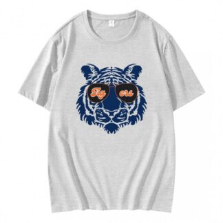 Tigers Glasses Baseball Detroit T-Shirt