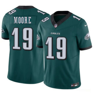 Men's Philadelphia Eagles #19 Elijah Moore Green 2026 F.U.S.E. Vapor Untouchable Limited Stitched Football Jersey