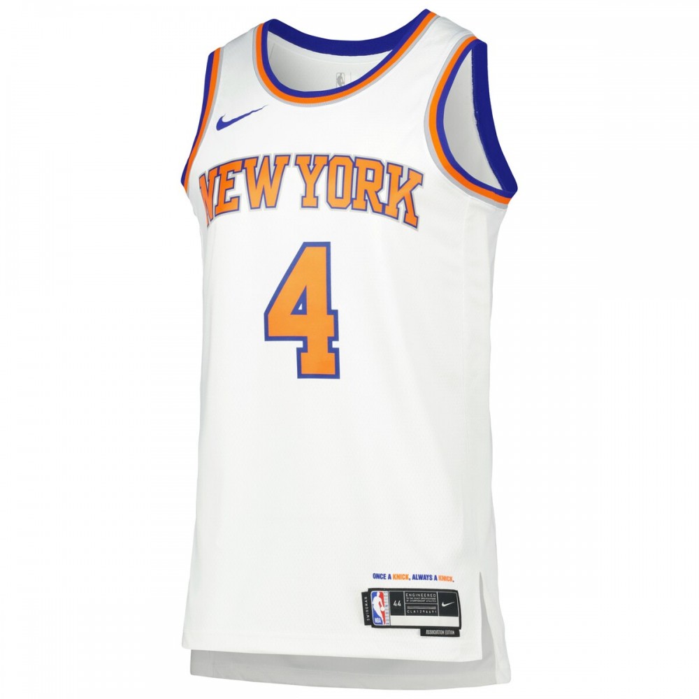 Derrick Rose New York Knicks Nike Unisex 2022/23 Swingman Jersey - Icon Edition - White - Image 2