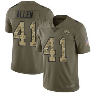 Nike Jacksonville Jaguars #41 Josh Allen Olive/Camo Youth Stitched NFL Limited 2017 Salute to Service Jersey