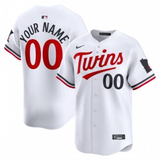 Minnesota Twins Nike Youth Home Limited Custom Jersey - White