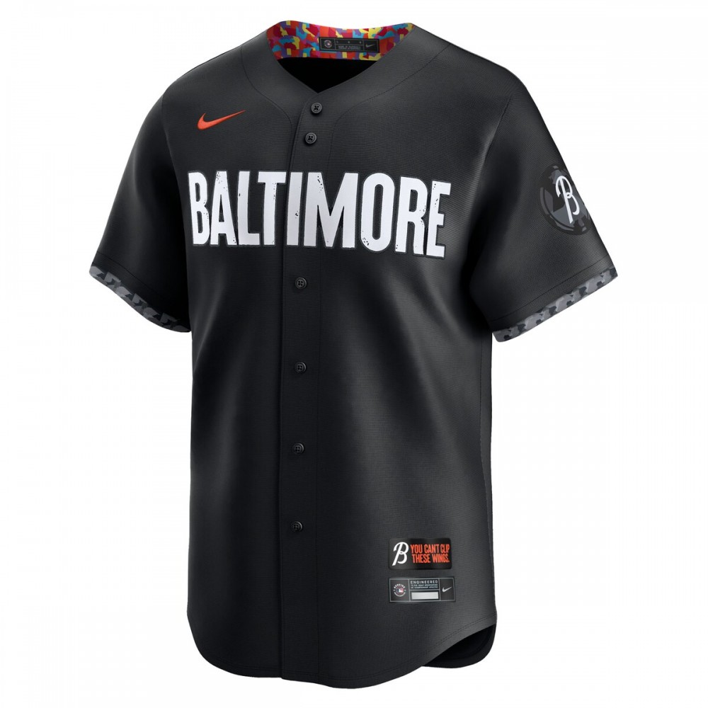 Cal Ripken Jr. Baltimore Orioles Nike City Connect Limited Jersey - Black - Image 2
