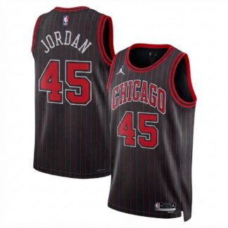 Michael Jordan Chicago Bulls Jordan Brand Unisex Black Swingman Jersey - Statement Edition