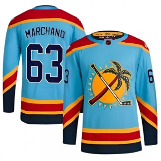 Brad Marchand Florida Panthers Reverse Retro 2.0 Jersey - Light Blue