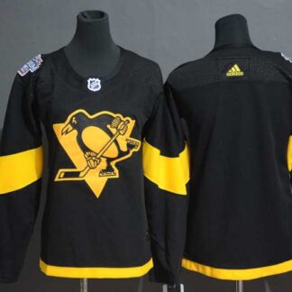 Women Penguins Blank 2019 NHL Stadium Series Adidas Jersey