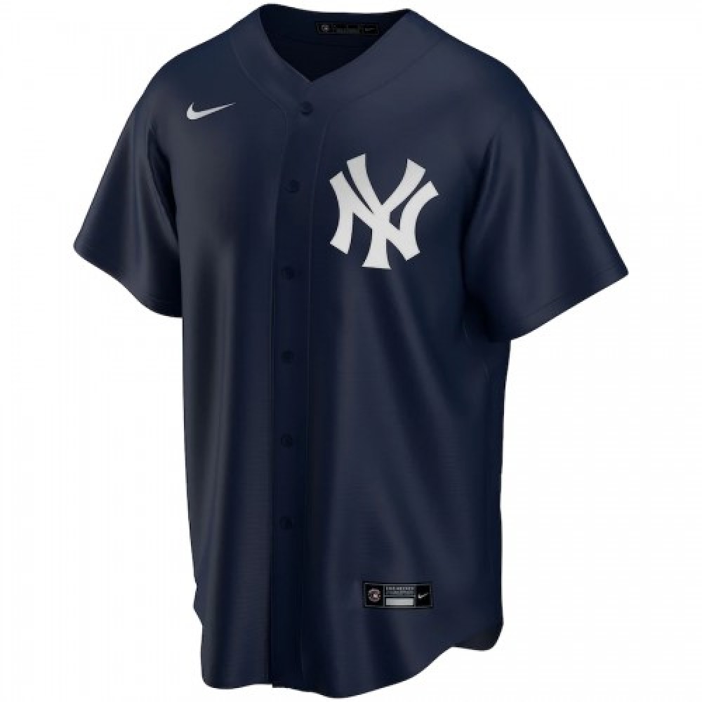 Men's New York Yankees Nike Navy Alternate 2020 Jersey - Image 2