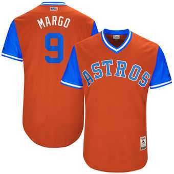 Houston Astros #9 Marwin Gonzalez Margo Majestic Orange 2017 Players Weekend Jersey JiaSu