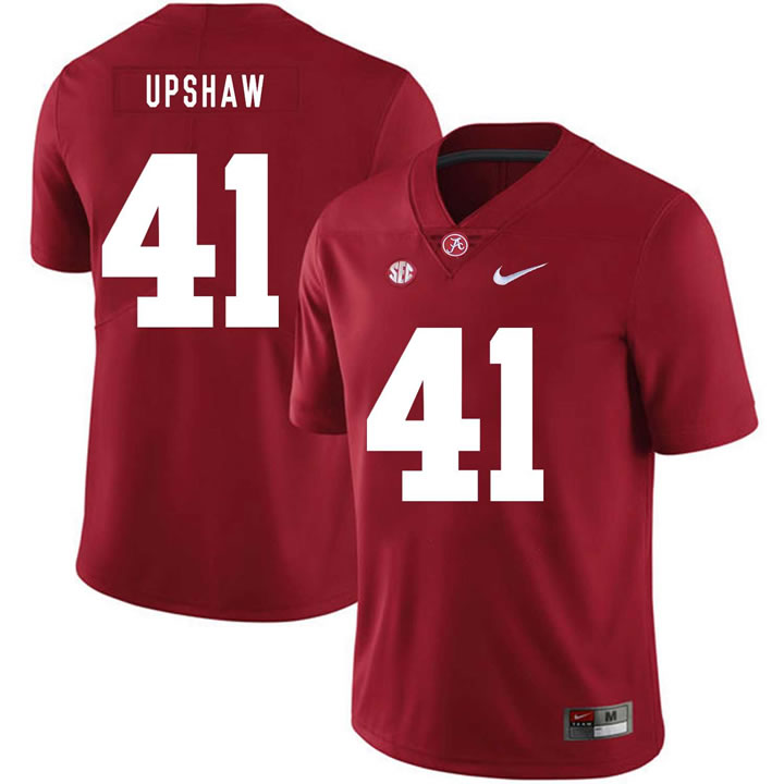 Alabama Crimson Tide 41 Courtney Upshaw Red Nike College Football Jersey Dzhi