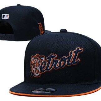 Detroit Tigers Team Logo Adjustable Hat YD (3)