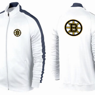 NHL Boston Bruins Team Logo 2015 Men Hockey Jacket (2)