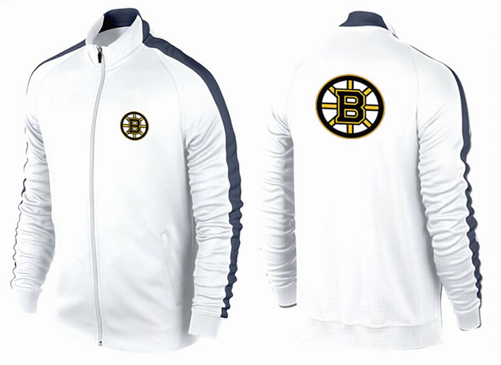 NHL Boston Bruins Team Logo 2015 Men Hockey Jacket (2)