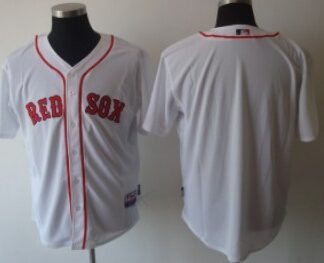Boston Red Sox Blank White Jersey