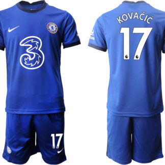 Men 2020-2021 club Chelsea home 17 blue Soccer Jerseys