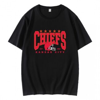 Kansas City Chiefs 1960 Helmet Stars T-Shirt