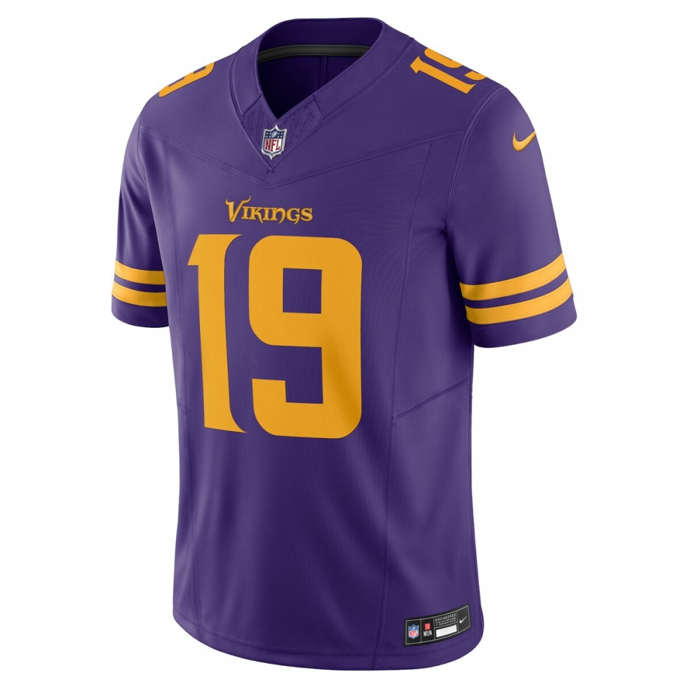 Adam Thielen Minnesota Vikings Nike Vapor F.U.S.E. Limited Alternate Jersey - Purple - Image 2