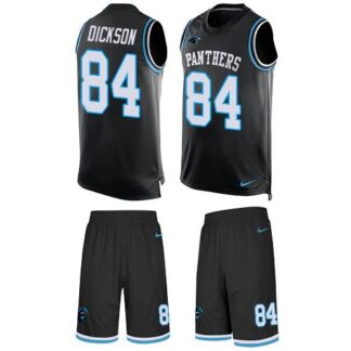 Nike Carolina Panthers #84 Ed Dickson Black Team Color Men’s Stitched NFL Limited Tank Top Suit Jersey