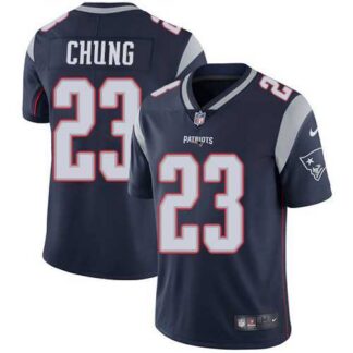 Nike New England Patriots #23 Patrick Chung Navy Blue Team Color NFL Vapor Untouchable Limited Jersey