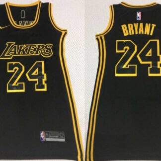 Women Lakers 24 Kobe Bryant Black Nike Swingman Jersey