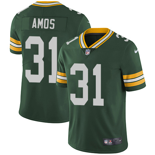 Nike Green Bay Packers #31 Adrian Amos Green Team Color Men’s Stitched NFL Vapor Untouchable Limited Jersey