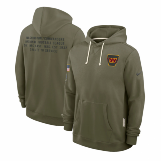 Washington Commanders Salute to Service Sideline Dominant Force NFL Pullover Hoodie
