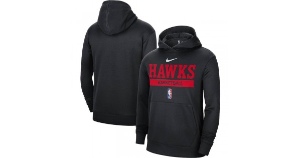 Atlanta Hawks 2022/23 Nike Spotlight On-Court Practice Performance Pullover Hoodie - Image 2