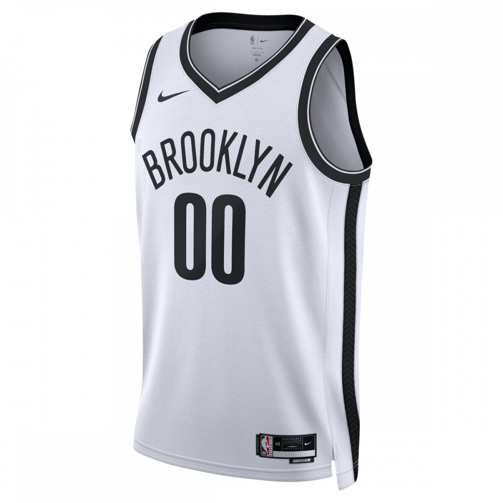 Brooklyn Nets Nike Unisex 2022/23 Swingman Custom Jersey White - Association Edition - Image 2