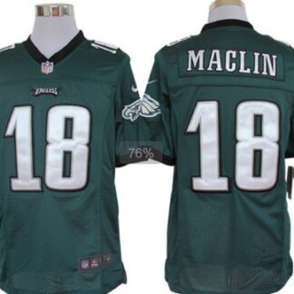 Nike Philadelphia Eagles #18 Jeremy Maclin Dark Green Limited Jersey
