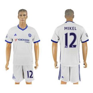Chelsea #12 Mikel White Soccer Club Jersey