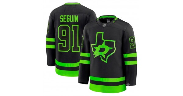 Tyler Seguin Dallas Stars Alternate Premium Player Jersey - Black - Image 2