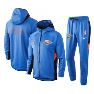 Oklahoma City Thunder Nike 2019/20 Showtime Full-Zip Therma Flex Performance Hoodie