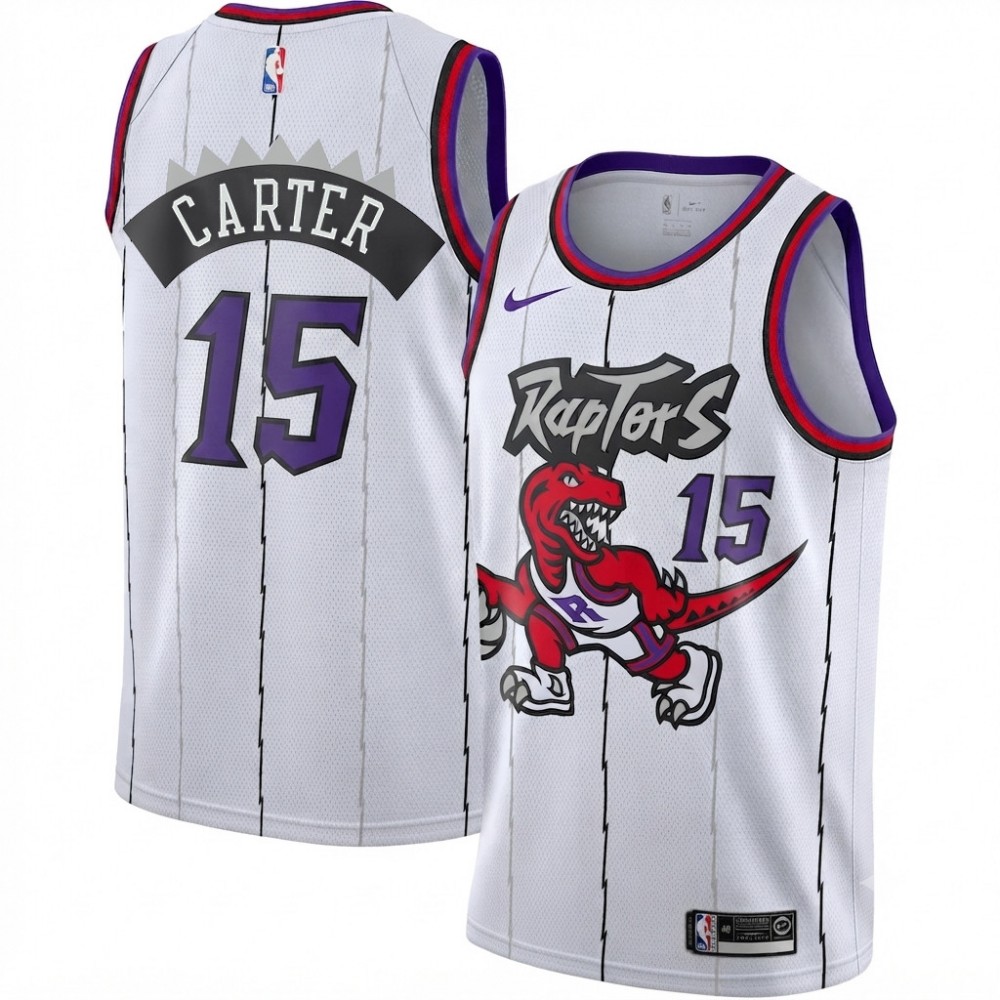 Vince Carter Toronto Raptors Nike White Classic Edition Swingman Jersey