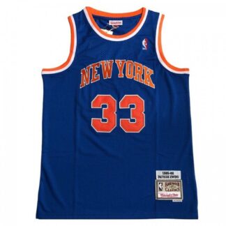 Patrick Ewing New York Knicks Blue 1985-86 Hardwood Classics Swingman Jersey