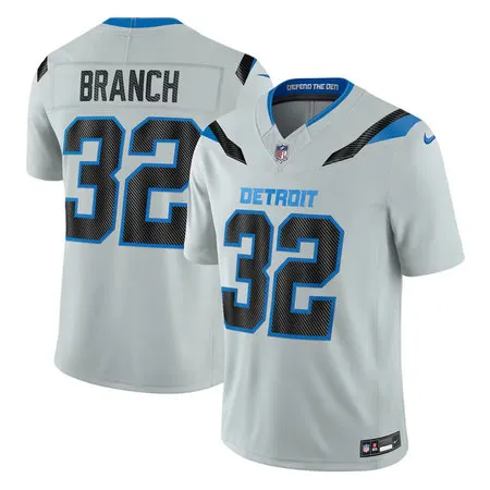 Men's Detroit Lions #32 Brian Branch Grey 2026 Rivalries Collection Vapor F.U.S.E. Limited Jersey