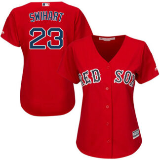 Boston Red Sox #23 Blake Swihart Red Alternate Women’s Stitched MLB Jersey