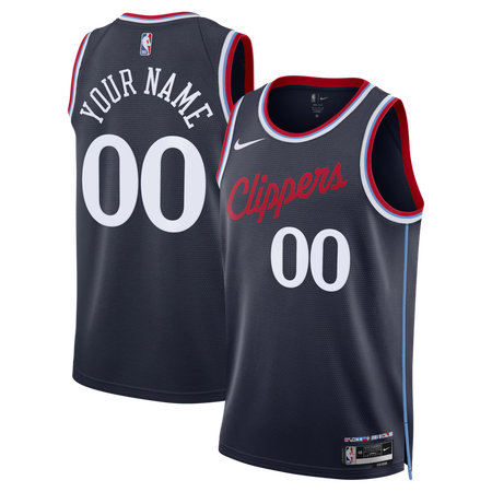 Women's LA Clippers Nike Navy Swingman Icon Edition Custom Jersey