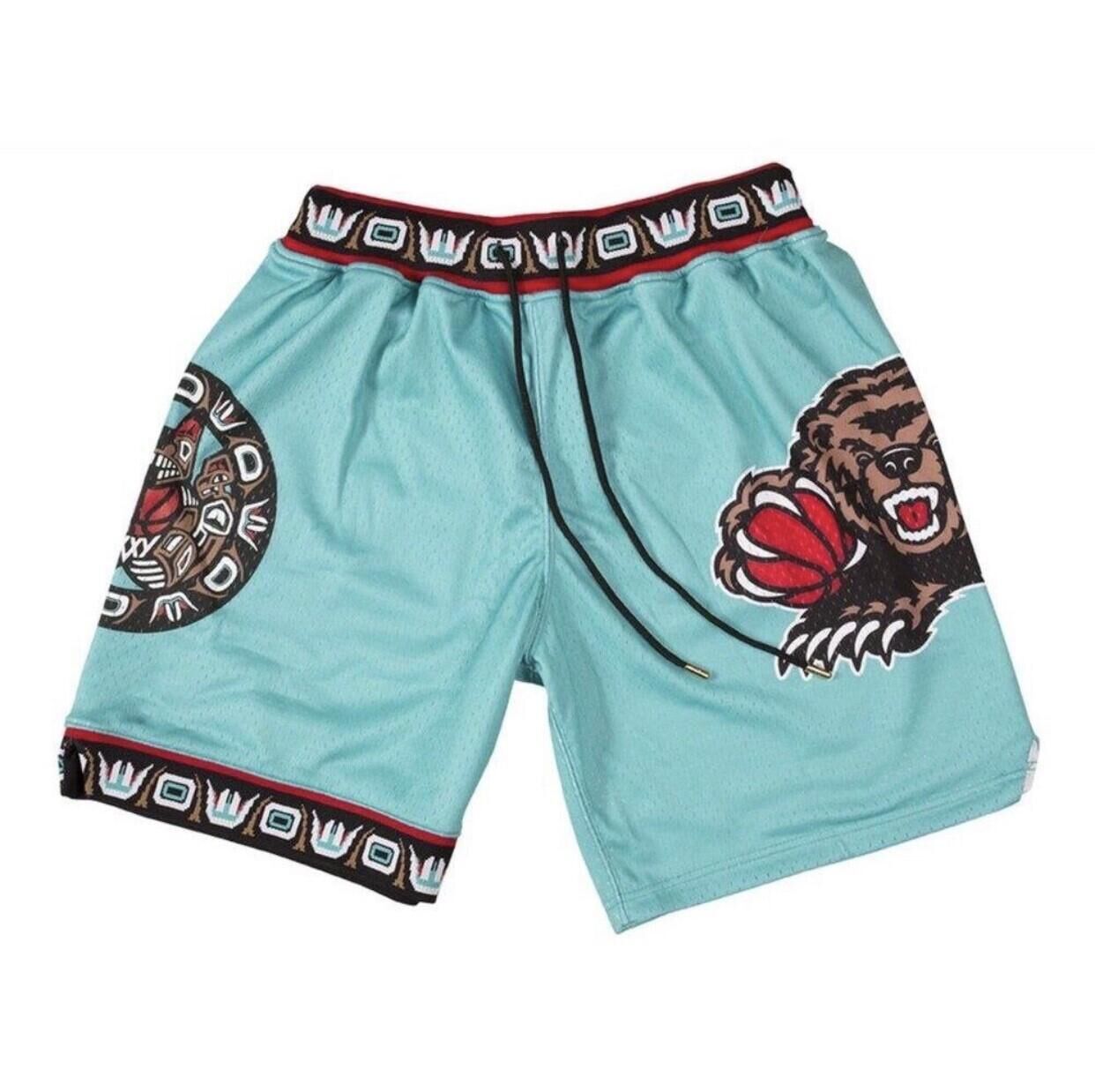 Grizzlies Green Black Face Swingman Shorts