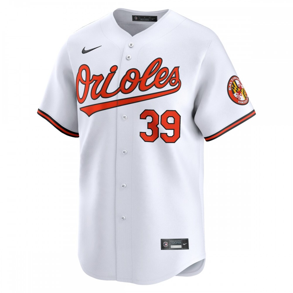 Corbin Burnes Baltimore Orioles Nike Home Limited Player Jersey - White - Image 2