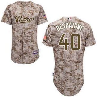 San Diego Padres #40 Odrisamer Despaigne 2014 Camo Jersey