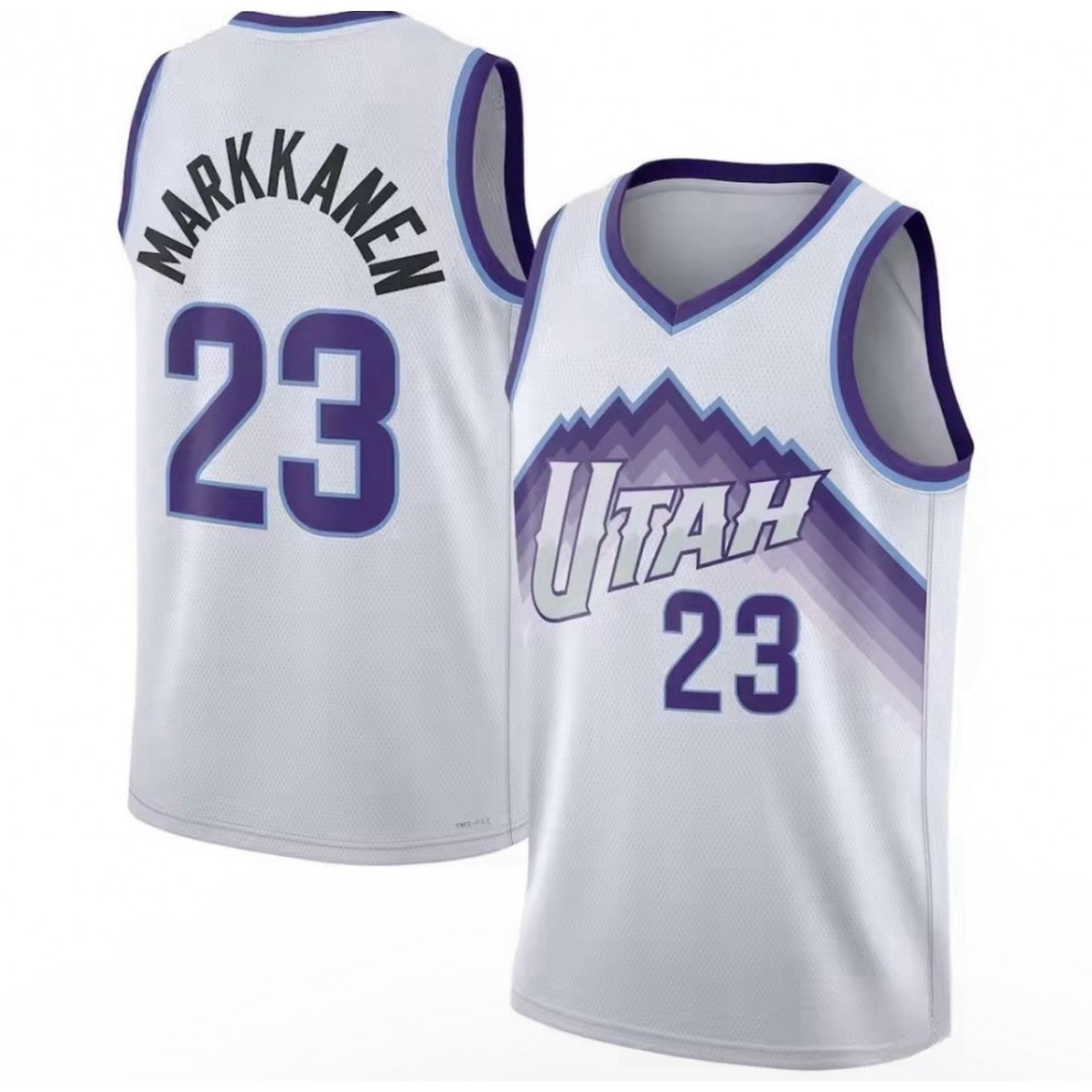 Lauri Markkanen Utah Jazz Nike Unisex White Swingman Jersey - Association Edition