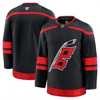 Men's Carolina Hurricanes Black Home Premium Blank Jersey