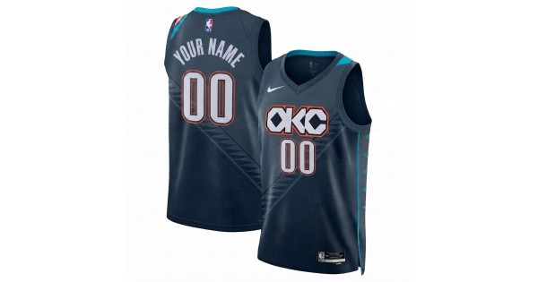 Oklahoma City Thunder Nike Unisex 2025/26 City Edition Swingman Custom Jersey - Image 2