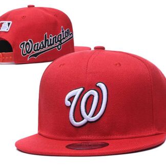 Nationals Team Logo Red Adjustable Hat GS