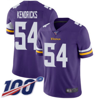 Nike Minnesota Vikings #54 Eric Kendricks Purple Team Color Men’s Stitched NFL 100th Season Vapor Limited Jersey