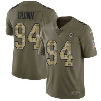 Nike Dolphins 94 Robert Quinn Olive Camo Salute To Service Limited Jersey Dzhi