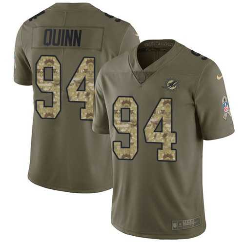 Nike Dolphins 94 Robert Quinn Olive Camo Salute To Service Limited Jersey Dzhi