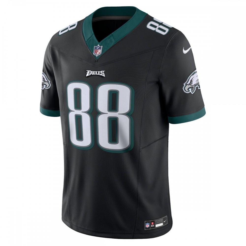 Dallas Goedert Philadelphia Eagles Nike Vapor F.U.S.E. Limited Jersey - Black - Image 2