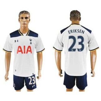 Tottenham Hotspur #23 Eriksen White Home Soccer Club Jersey